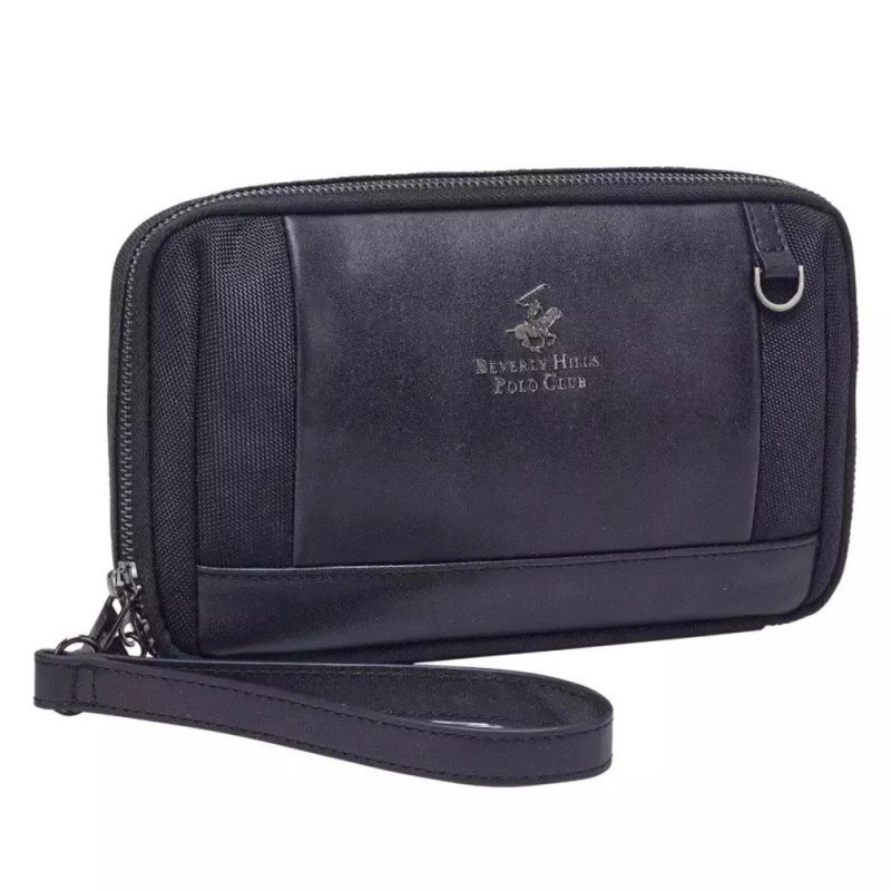 Beverly Hills Polo Club BH-8490 Ανδρική Τσάντα Χειρός Μαύρη Beverly hills Polo club