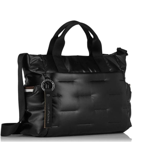 Hedgren HCOCN07/003 COCOON PUFFER Γυναικεία Τσάντα Χειρός- Χιαστή Μαύρη