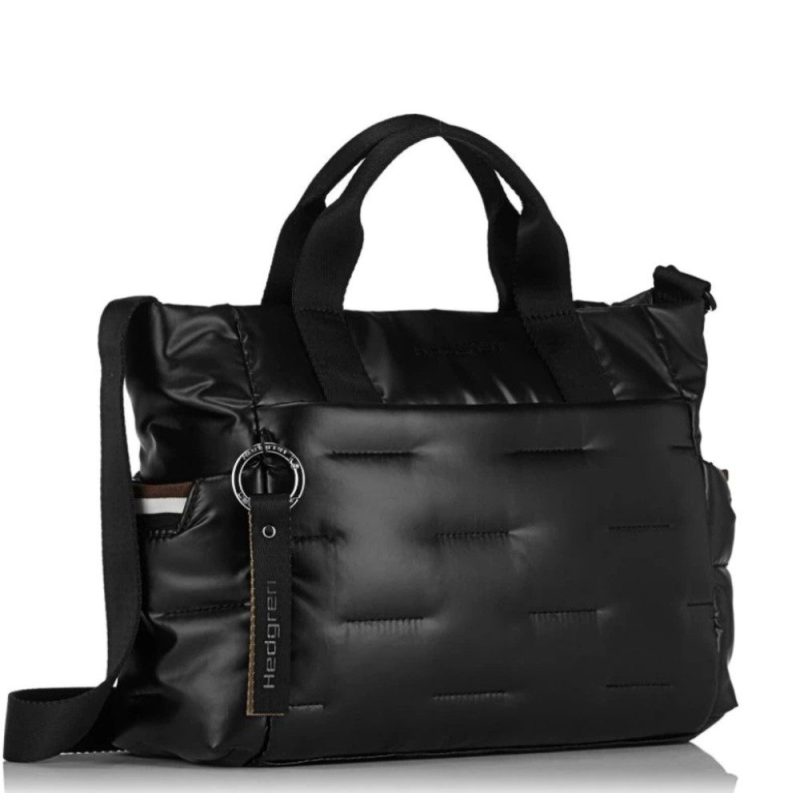 Hedgren HCOCN07/003 COCOON PUFFER Γυναικεία Τσάντα Χειρός- Χιαστή Μαύρη HEDGREN