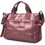Hedgren HCOCN07/887 COCOON PUFFER Γυναικεία Τσάντα Χειρός- Χιαστή Dusty Rose 2