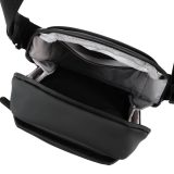 HEDGREN HLOOP01-003 COIL Ανδρική Τσάντα Ώμου / Χιαστί με Rfid Μαύρη 3