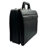 Domus SPY001 Classic Δερμάτινος Χαρτοφύλακας Μαύρος 7