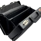 Domus SPY001 Classic Δερμάτινος Χαρτοφύλακας Μαύρος 5