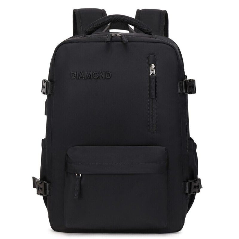 Classic Diamond SW6885 Σακίδιο Πλάτης Backpack Με USB Μαύρη Domus accessories