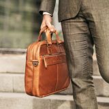 The Chesterfield Brand C40.101031 Sheth Επαγγελματική Τσάντα- Χαρτοφύλακας από Δέρμα Ταμπά 3