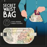 Legami Milano WBAG0001 Travel Ταξιδιωτικό Τσαντάκι Μέσης Ultra-slim Μπεζ 2