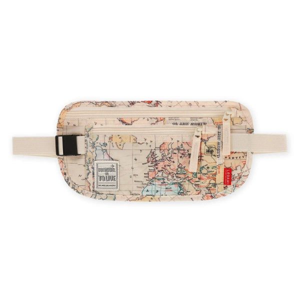 Legami Milano WBAG0001 Travel Ταξιδιωτικό Τσαντάκι Μέσης Ultra-slim Μπεζ