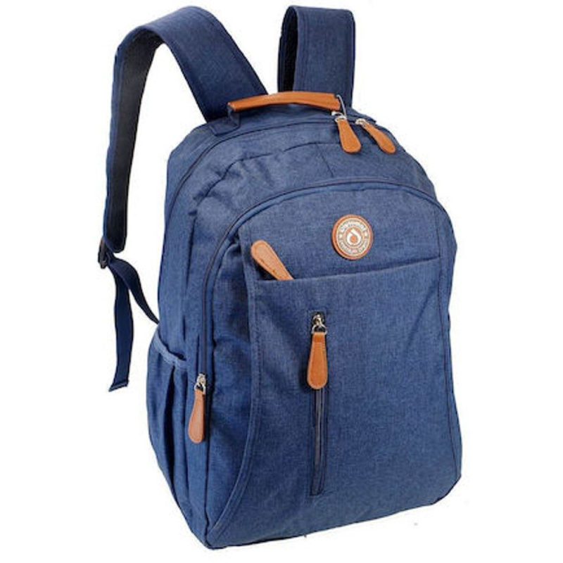 Diplomat Σακίδιο Πλάτης / Backpack BF31 Μπλε DIPLOMAT