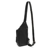 The Chesterfield Brand C58.028400 Riga Δερμάτινη Τσάντα Στήθους/Cross Bodybag Μαύρη 2