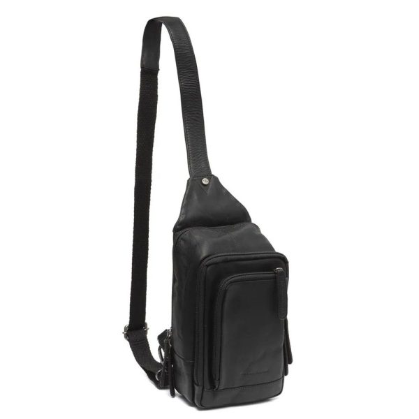 The Chesterfield Brand C58.028400 Riga Δερμάτινη Τσάντα Στήθους/Cross Bodybag Μαύρη