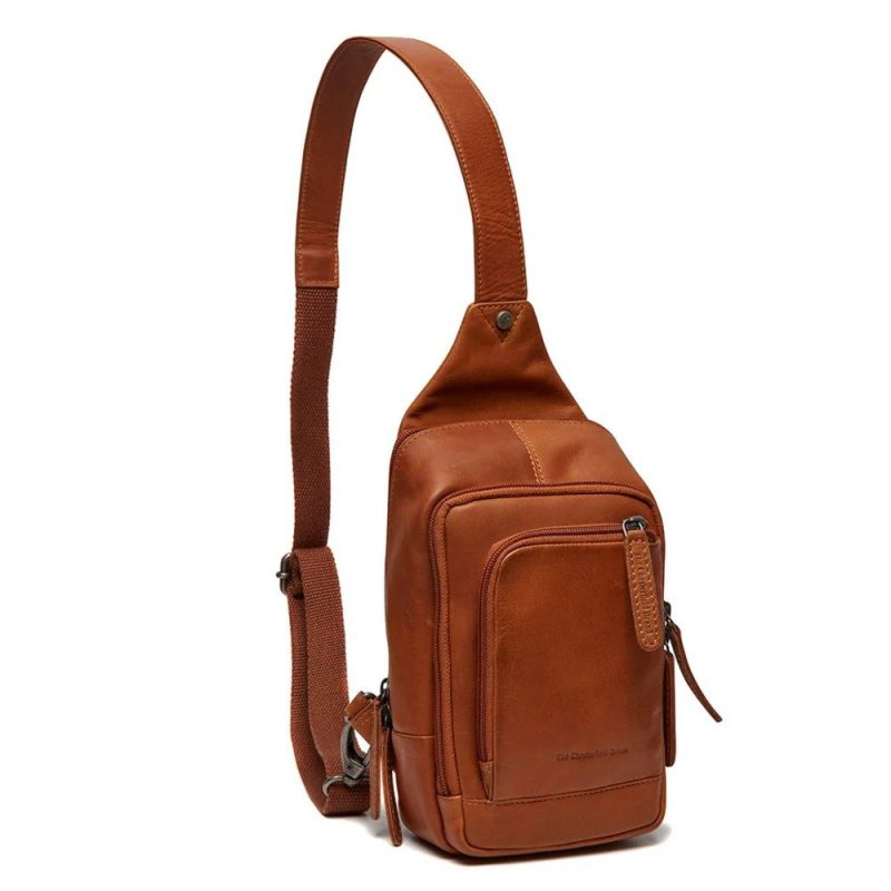 The Chesterfield Brand C58.028431 Riga Δερμάτινη Τσάντα Στήθους/Cross Bodybag Ταμπά The Chesterfield