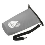 TROIKA RUC03/GY 1-2-DRY BAG  Backpack Στεγανός Σάκος Πλάτης 10 Λίτρων Γκρι 4