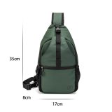 Forecast ΤΑ8351 Cross Bodybag/Ανδρική Τσάντα Στήθους Πράσινη 2