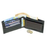 ALPHA STATUS 10101-0 RFID Δερμάτινο Ανδρικό Πορτοφόλι Μαύρο 4