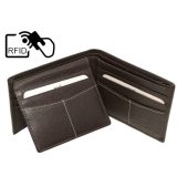 ALPHA STATUS 10109-0 RFID Δερμάτινο Ανδρικό Πορτοφόλι Καφέ 5