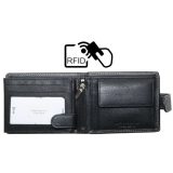 ALPHA STATUS 10111-0 RFID Δερμάτινο Ανδρικό Πορτοφόλι Μαύρο 2
