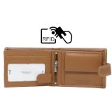 ALPHA STATUS 10111-0 RFID Δερμάτινο Ανδρικό Πορτοφόλι Ταμπά 5
