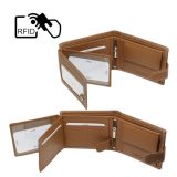 ALPHA STATUS 10111-0 RFID Δερμάτινο Ανδρικό Πορτοφόλι Ταμπά 3