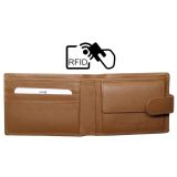 ALPHA STATUS 10113-0 RFID Δερμάτινο Ανδρικό Πορτοφόλι Ταμπά 4