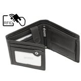 ALPHA STATUS 10114-0 RFID Δερμάτινο Ανδρικό Πορτοφόλι Μαύρο 2
