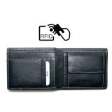 ALPHA STATUS 10115-0 RFID Δερμάτινο Ανδρικό Πορτοφόλι Μαύρο 2