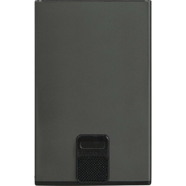 Samsonite 133888-1009 Alu Fit Slg Πορτοφόλι Καρτών με Μηχανισμό Slide Γκρι