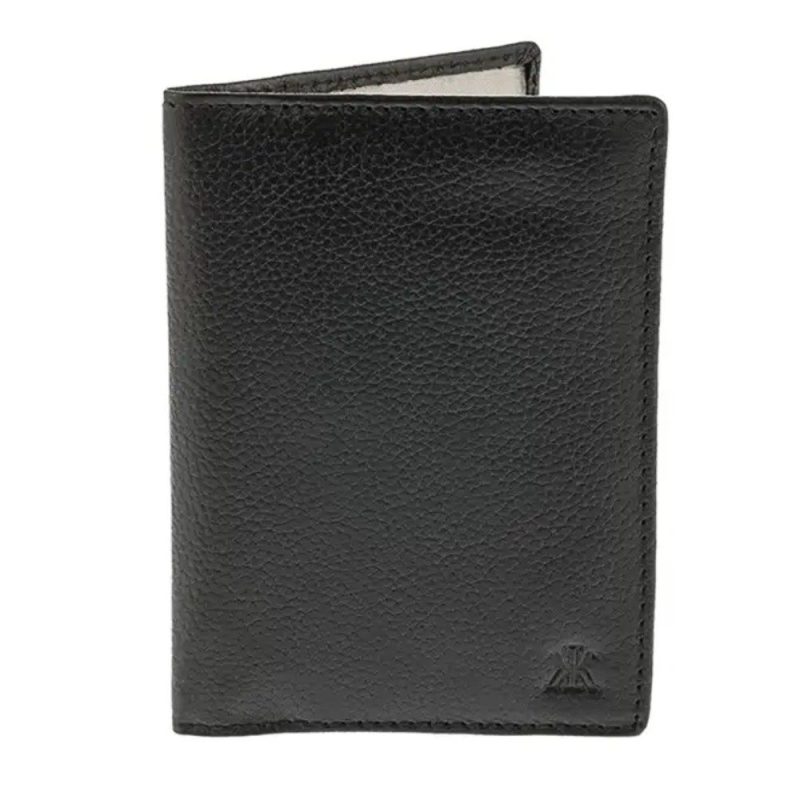 Kappa 1635S Δερμάτινο Πορτοφόλι Εγγράφων Μαύρο Kappa wallets