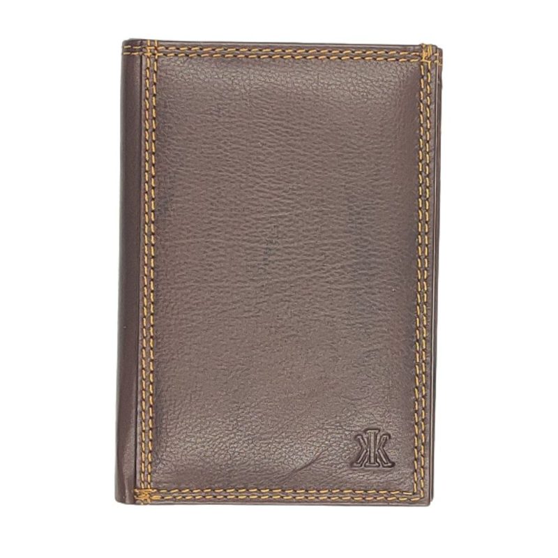 Ανδρικό πορτοφόλι KAPPA 1921b δέρμα καφέ Kappa wallets