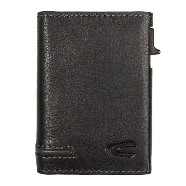 Camel Active 416-701-60 Πορτοφόλι Καρτών Δέρμα RFID Μαύρο