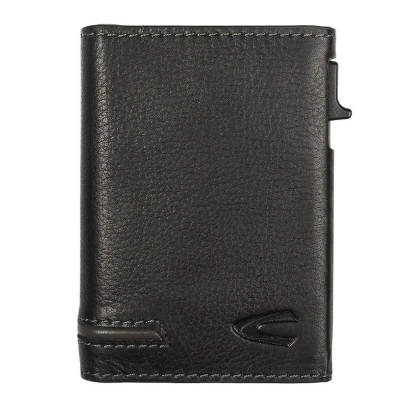 Camel Active 416-701-60 Πορτοφόλι Καρτών Δέρμα RFID Μαύρο Camel Active