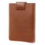 Valenta 581714 Card Case Pocket Δερμάτινο Πορτοφόλι Καρτών με RFID Ταμπά Cognac 4