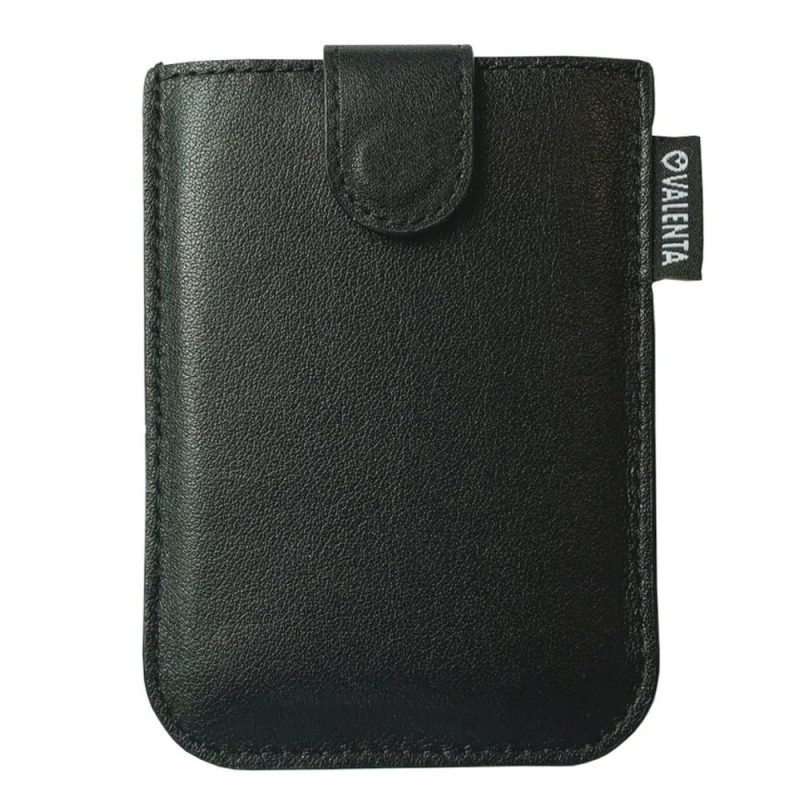 Valenta 583756 Card Case Pocket Slide Δερμάτινο Πορτοφόλι Καρτών με RFID Μαύρο Valenta
