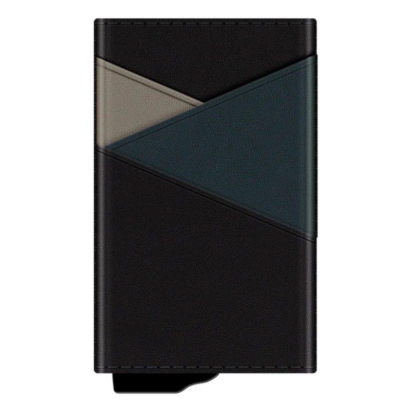 Valenta 586542 Card Case Plus Snap Δερμάτινο Πορτοφόλι Καρτών Μαύρο Valenta