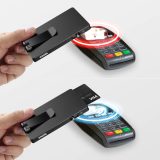 Valenta 587518-223551 Cardprotector Πορτοφόλι Αλουμινίου MagSafe Με Money Clip Μαύρο 5