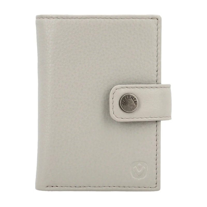 Valenta 588409 Δερμάτινο Πορτοφόλι Καρτών MagSafe με RFID Luxe Creme Valenta
