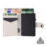Valenta 588416-223541 Δερμάτινο Πορτοφόλι Καρτών MagSafe με RFID Μπλε 3