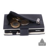 Valenta 588416-223541 Δερμάτινο Πορτοφόλι Καρτών MagSafe με RFID Μπλε 4