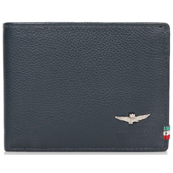 AERONAUTICA MILITARE AM-103 δέρμα πορτοφόλι μπλε
