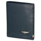Aeronautica Militare AM-105 Δερμάτινο Ανδρικό Πορτοφόλι Μπλε 1