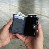 Aeronautica Militare AM-260 Mag Wallet Δερμάτινο Πορτοφόλι Καρτών με RFID Καφέ 3