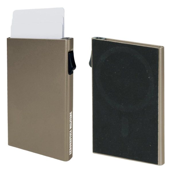 Aeronautica Militare AM-261 Mag-Cardprotector Μαγνητική Θήκη Καρτών με RFID Μπρονζέ