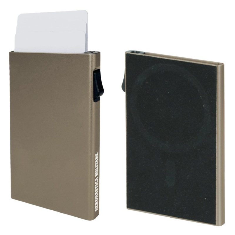 Aeronautica Militare AM-261 Mag-Cardprotector Μαγνητική Θήκη Καρτών με RFID Μπρονζέ Aeronautica militare