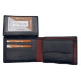 Kion AS-700 Ανδρικό Δερμάτινο Πορτοφόλι με RFID Μπλε 3