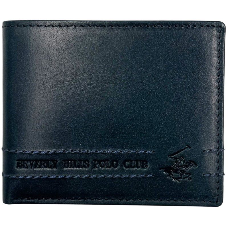 Beverly Hills Polo Club BH-1740 Δέρμα Πορτοφόλι Μπλε Beverly hills Polo club