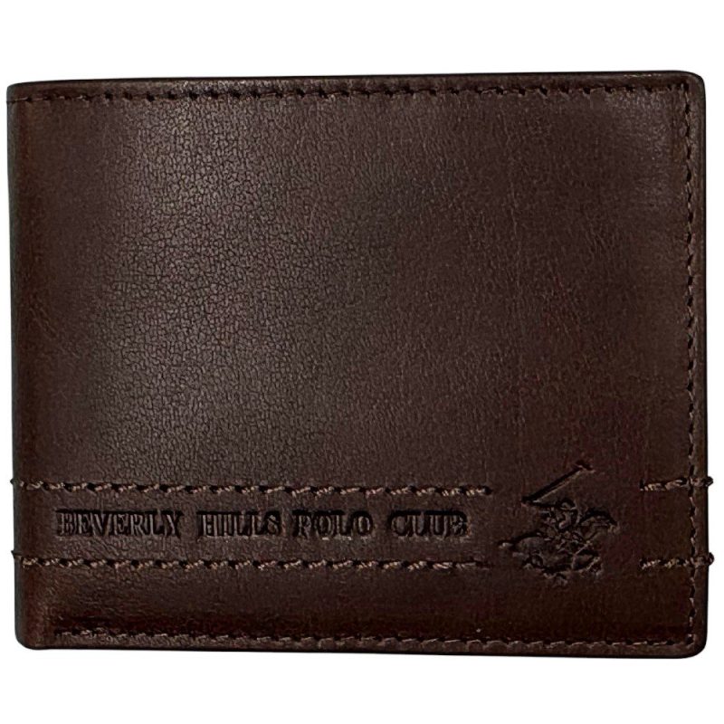 Beverly Hills Polo Club BH-1740 Δέρμα Πορτοφόλι Καφέ Beverly hills Polo club