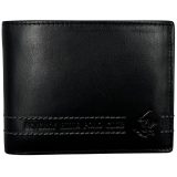 Beverly Hills Polo Club BH-1742 Δέρμα Πορτοφόλι Μαύρο 1