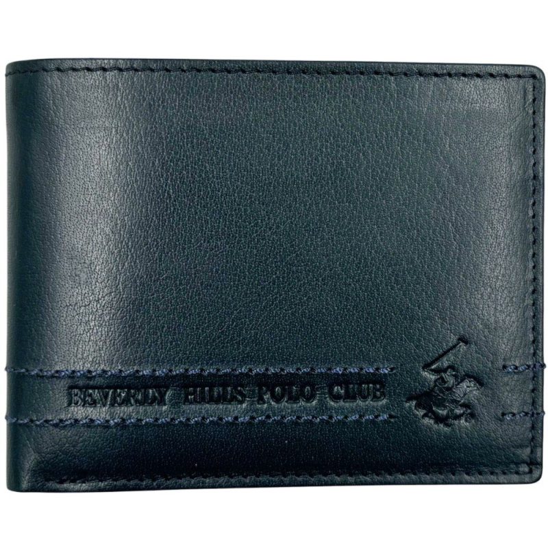 Beverly Hills Polo Club BH-1743 Δέρμα Πορτοφόλι Μπλε Beverly hills Polo club
