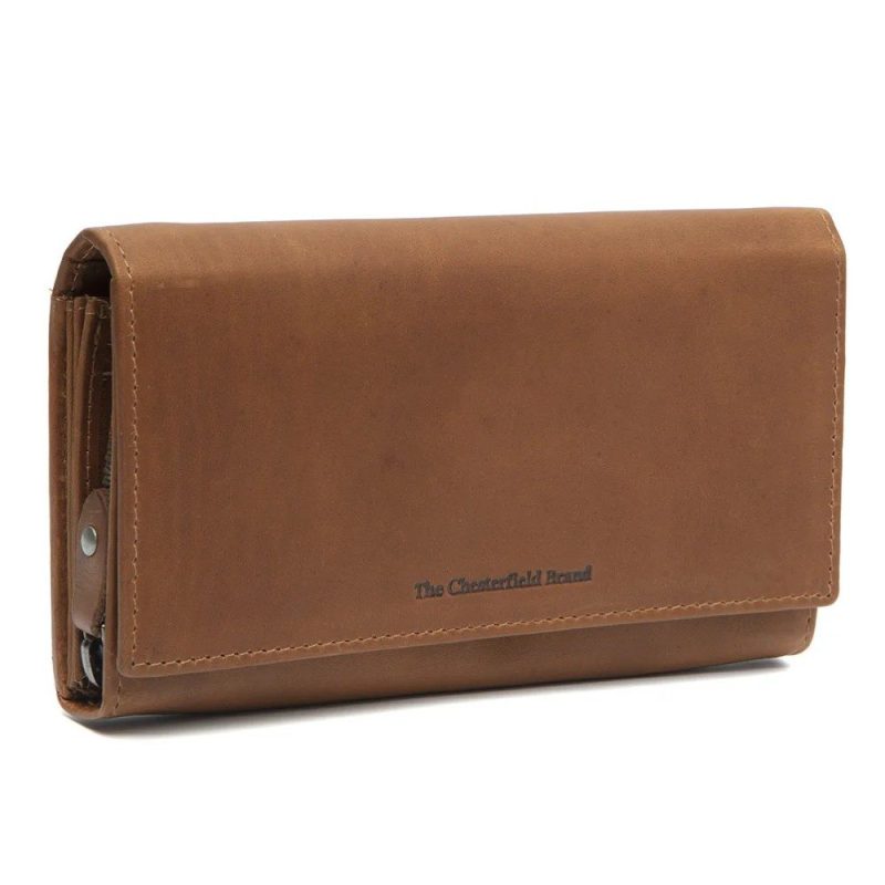The Chesterfield Brand C08.017831 Δερμάτινο Γυναικείο Πορτοφόλι με RFID Ταμπά The Chesterfield