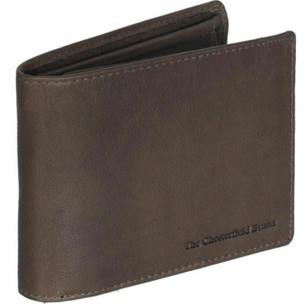 The Chesterfield Brand C08.020401 Δερμάτινο Ανδρικό Πορτοφόλι με RFID Καφέ