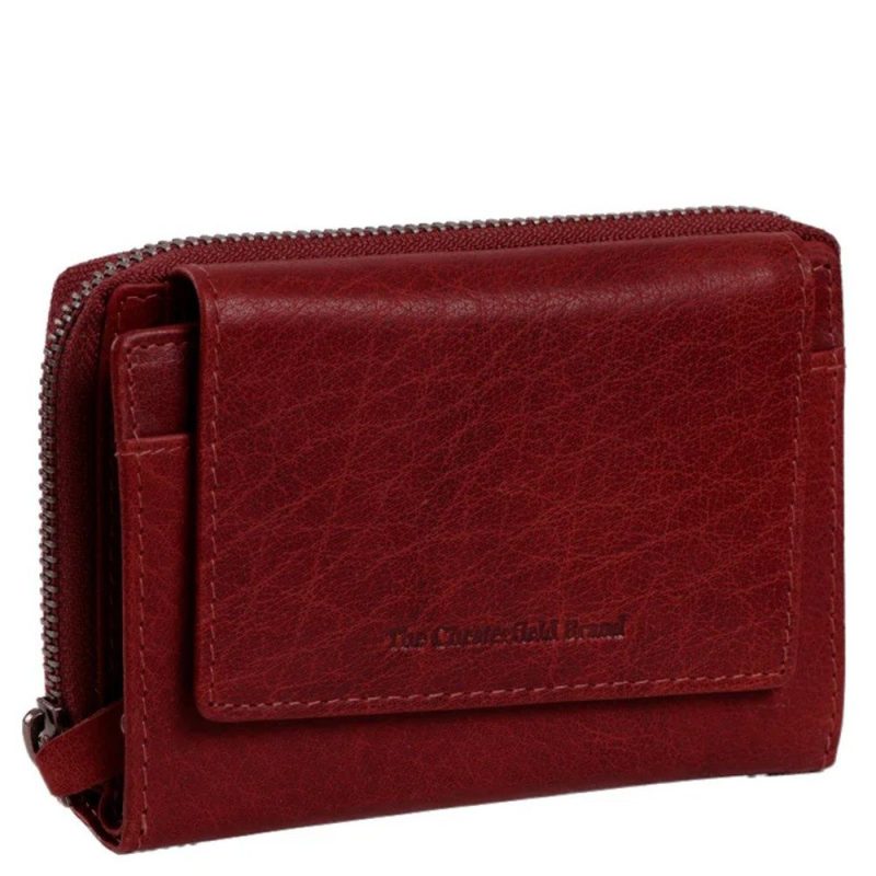 The Chesterfield Brand C08.037204 Δερμάτινο Γυναικείο Πορτοφόλι με RFID Κόκκινο The Chesterfield